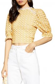 Broderie Tie Back Top at Nordstrom